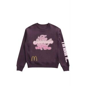 McDonald’s X THE SAWEETIE MEAL‎ TAWNY PORT XL Crewneck Sweater Brand New Sealed
